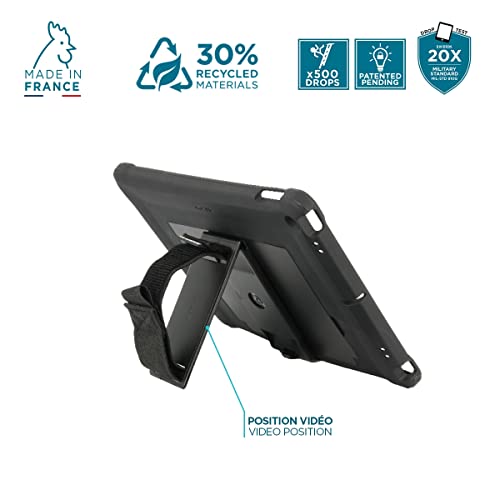 MOBILIS Coque + Trépied + Patte de saisie 360° Protech pour IPad 10.9" - Noir