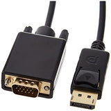 URBAN FACTORY DP Male to DVI Male cable 1.80m Black