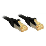 LINDY Cat.7 rawcable S/FTP PIMF LSOH black 0.3m