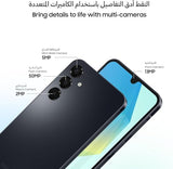 Samsung A165 Galaxy A16 (6.7'' - 256 Go, 8 Go RAM - Non EU, Garantie 2 ans Par HEM) Bleu nuit