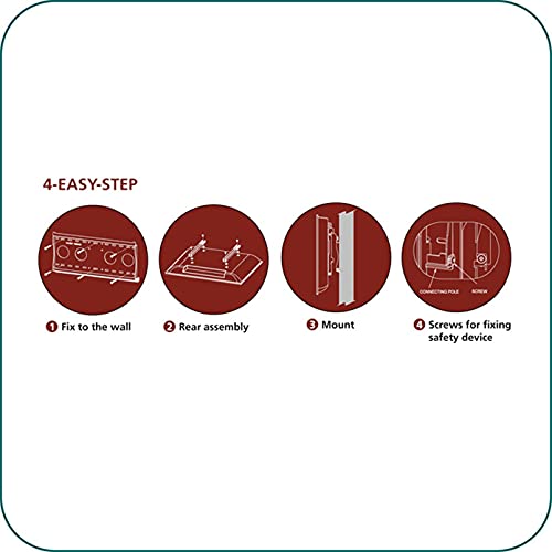 AAVARA Support mural EE5040 inclinable pour écrans 26-52