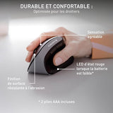 CHERRY Souris MW-4500 sans fil USB noire