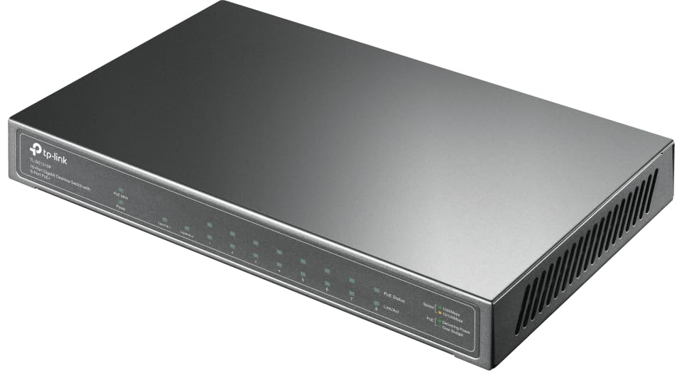 10-Port GB Desktop Switch 8-Port PoE