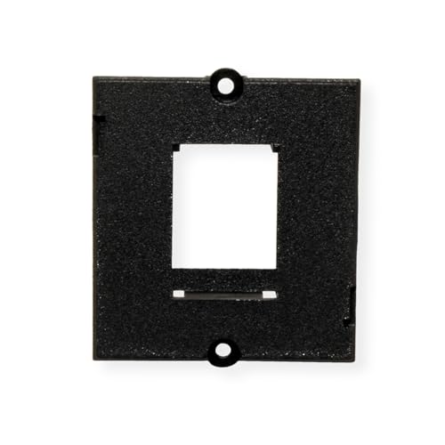 BACHMANN Plastron vide 1 embase keystone (RJ45, USB, HDMI)