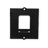 BACHMANN Plastron vide 1 embase keystone (RJ45, USB, HDMI)