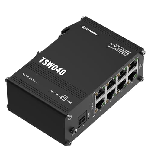 TELTONIKA NETWORKS TSW040 8-Port RJ45 PoE+ switch