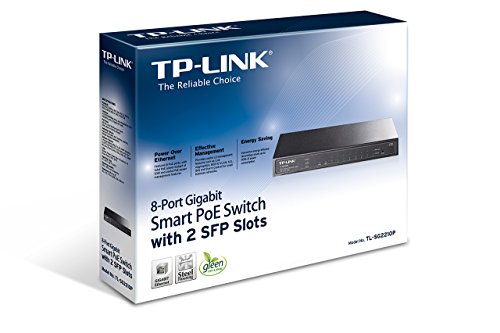 8 Port Smart PoE Switch with 2 SFP ports