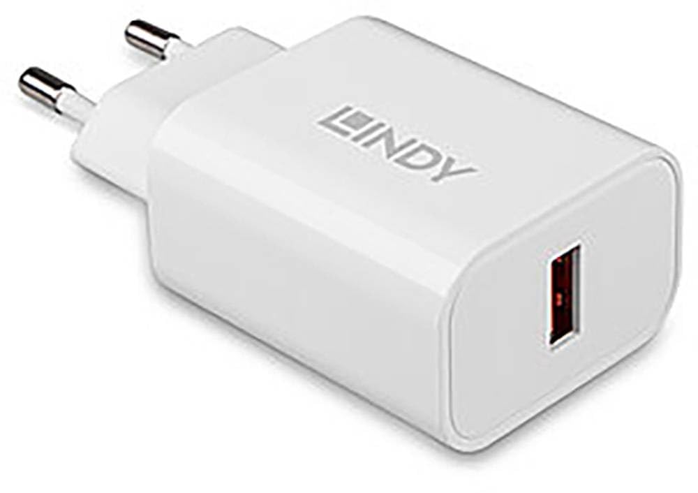 LINDY 18W Single Port USB Type A Charger