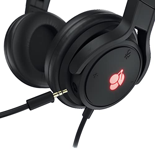 CHERRY Casque HC 2.2 filaire USB noir