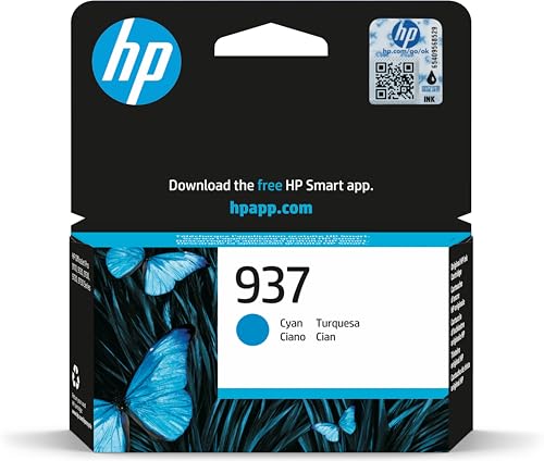 HP 937 Cyan Original Ink Cartridge