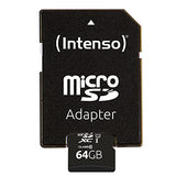 INTENSO Carte MicroSDXC UHS-I Premium Class 10 - 64 Go