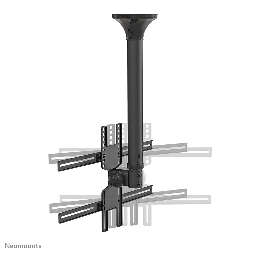 NEOMOUNTS FPMA-C400BLACK Support de plafond pour écran de 32-60p - h 64-104 cm