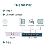 TP-LINK TL-SF1009P SWITCH 9 PORTS 10/100 dont 8 PoE+ 65W