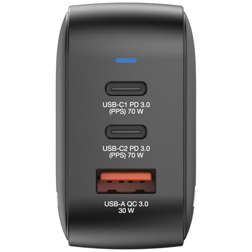 VERBATIM MINI GAN CHARGER 70W 3 PORT US/EU/UK ADP WCF (P)