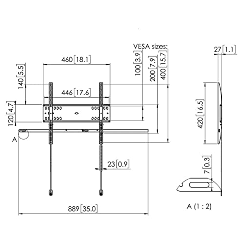 PFW 4700/Display wall mount