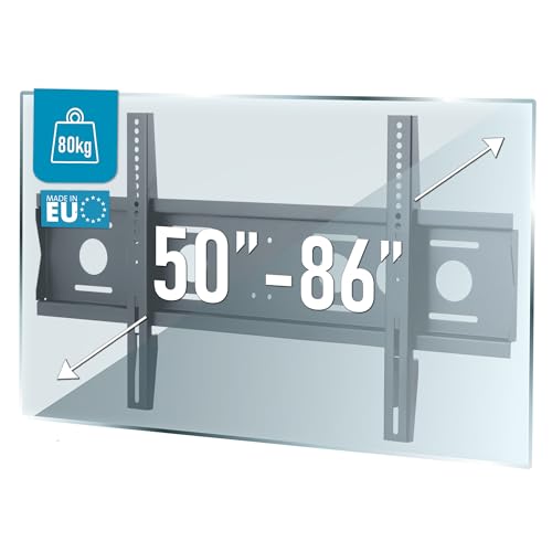 "Support mural fixe Edbak TWB1 50""-86"". Capacité de charge 80 kg 800x400 VESA"