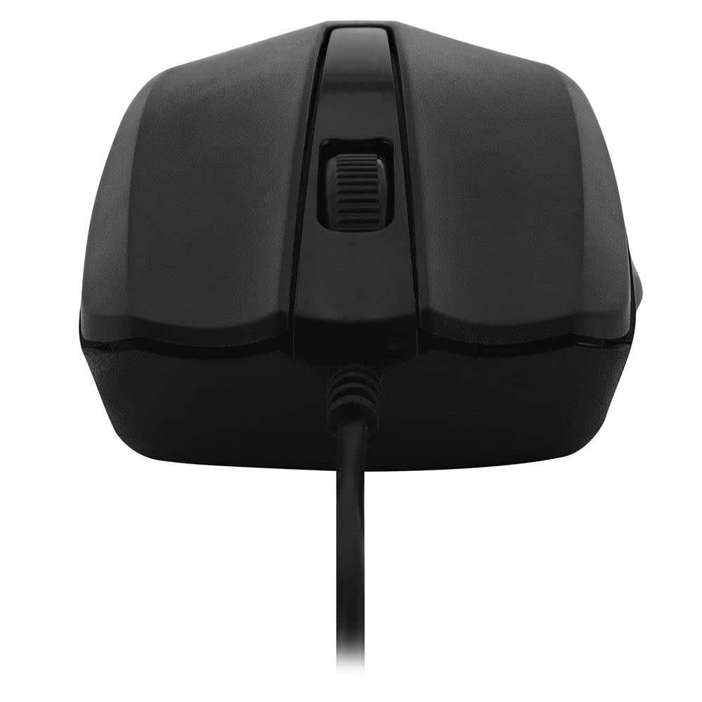 TNB SHARK 1000Dpi Wired Optical Mouse Usb Port Long 1.8M Cable 2 Buttons And Clickable Scroll Mac / Pc / Linux Compatible