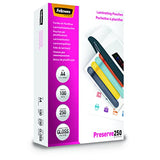 FELLOWES LAMINAT POUCH 60X90MM 125MIC 100PK