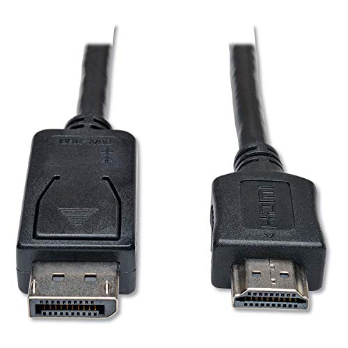 EATON TRIPPLITE DisplayPort to HDMI Adapter Cable M/M 10 ft. 3.1m DP male to HDMI male 3.05m Black