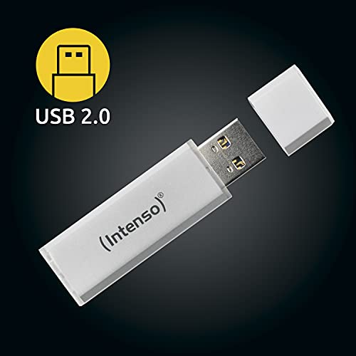 INTENSO Clé USB 2.0 Alu Line - 128 Go Silver