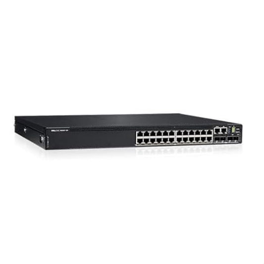DELL N-Series N3224P-ON Géré L2 Gigabit Ethernet (10/100/1000) Connexion Ethernet, supportant l'alimentation via ce port (PoE) 1U Noir