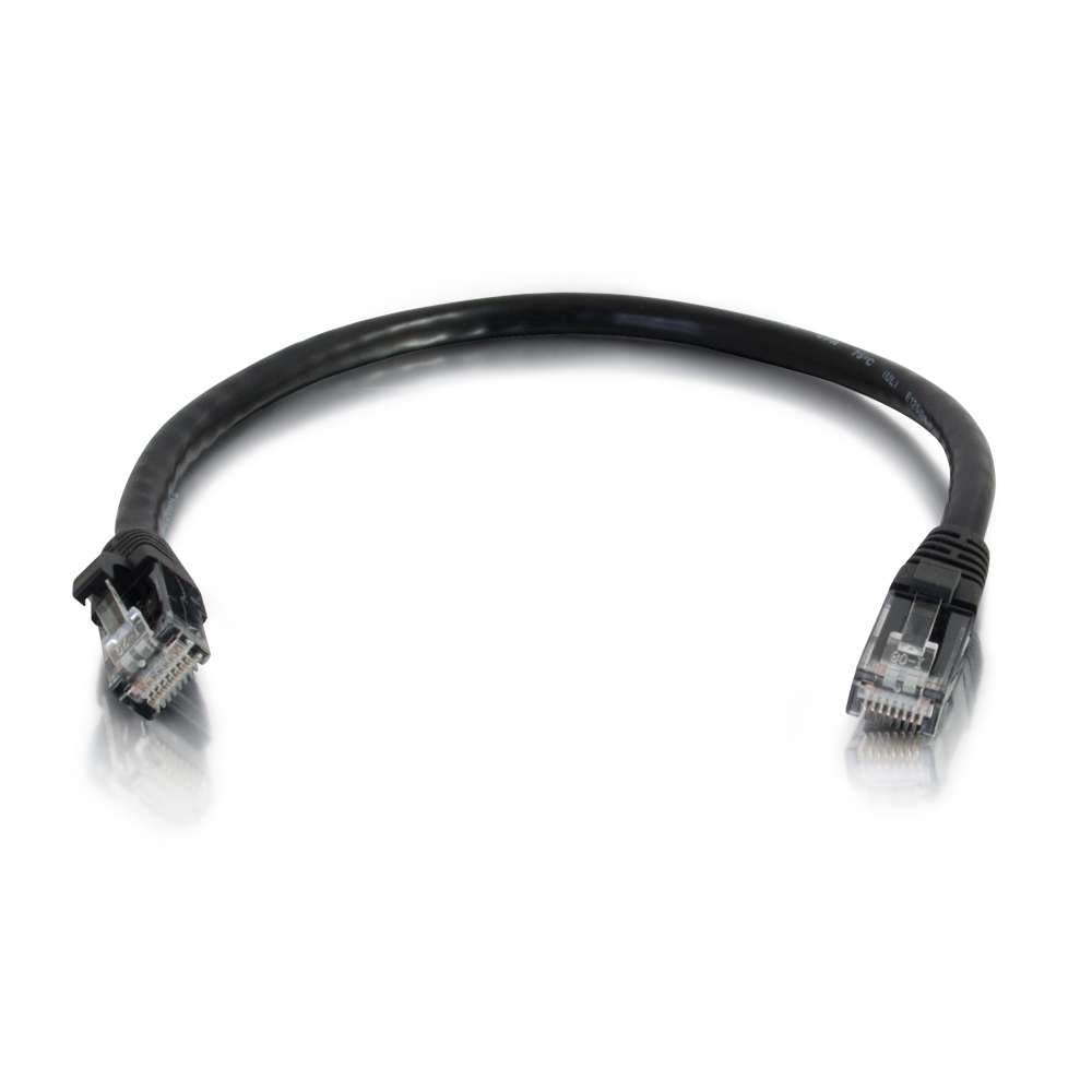 Cbl/3M Black CAT6 PVC Snagless UTP Patch