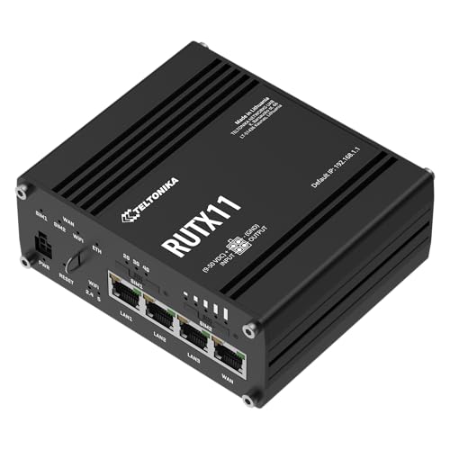 TELTONIKA NETWORKS RUTX11 4G/LTE WiFi BT DUAL SIM Router EU Version