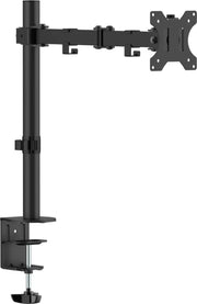 VISION Monitor Desk Post Black