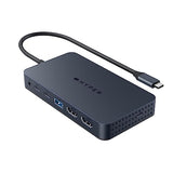 TARGUS HyperDrive Universal USB-C 7-in1 Dual HDMI Mobile Dock - Grey - for M1/M2mBAir/Pro