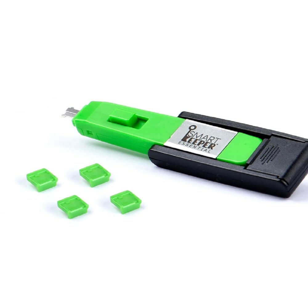 SMARTKEEPER / 4x Bloqueurs Mini USB Type-B avec 1x Clé Mini