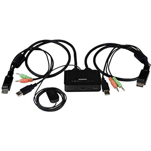 2 Port USB HDMI Cable KVM Switch