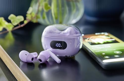 INTENSO Ecouteurs BUDS PLUS sans fil, violets