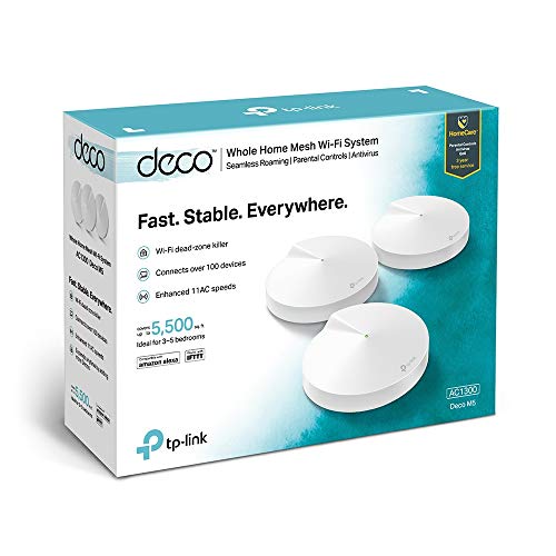 TP-Link Deco M5(3-pack) Bi-bande (2,4 GHz / 5 GHz) Wi-Fi 5 (802.11ac) Blanc 2 Interne