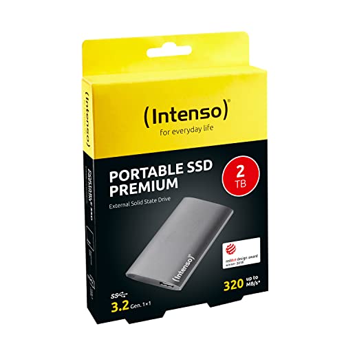 INTENSO Disque Externe 1.8   Portable SSD USB 3.0 - 2 To