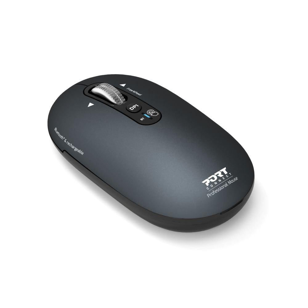 PORT DESIGNS Mouse Rechargeable Bluetooth Pure Mac - Shadow