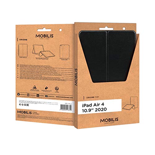 MOBILIS Protection à rabat Origine pour iPad Air 5/ iPad Air 4 10.9   - Noir