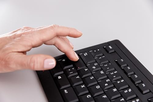 CHERRY Clavier STREAM KEYBOARD USB noir AZERTY (BE)