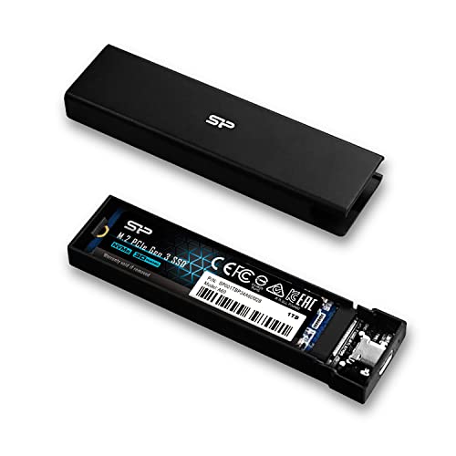 SILICON POWER External M.2 NVMe/SATA SSD case PD60 USB 3.2 Type-C