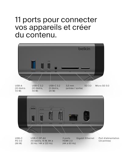 BELKIN USB-C 11-in-1 Pro GaN Dock