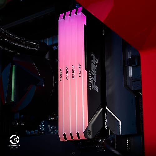 KINGSTON 64Go 3600MT/s DDR4 CL18 DIMM Kit of 2 FURY Beast RGB