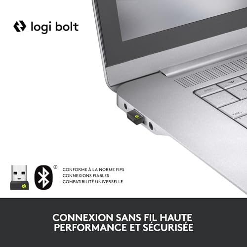 LOGITECH Signature M650 for Business Mouse optical 5 buttons wireless Bluetooth 2.4 GHz Bolt USB receiver graphite