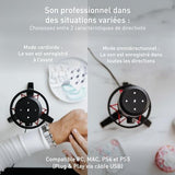 CHERRY Microphone UM 6.0 ADVANCED USB omnidirectionnel