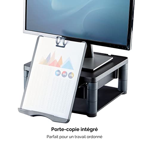 FELLOWES Graphite Monitor Stand Premium Plus (P)