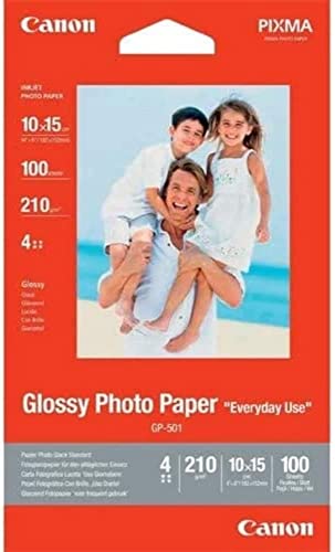 CANON GP-501 brillant photo  papier inkjet 210g/m2 4x6 inch 100 feuilles pack de 1