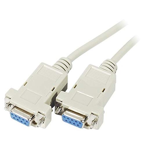 Cable null modem DB9F/F 3M