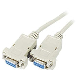 Cable null modem DB9F/F 3M