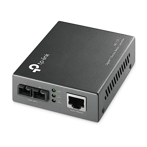 RJ45 to single-mode SC fiber Converter