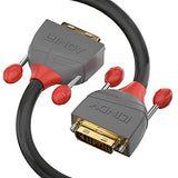 LINDY 20m DVI-D Dual Link Cable Gold Line Digital Dual Link Connector 24+1