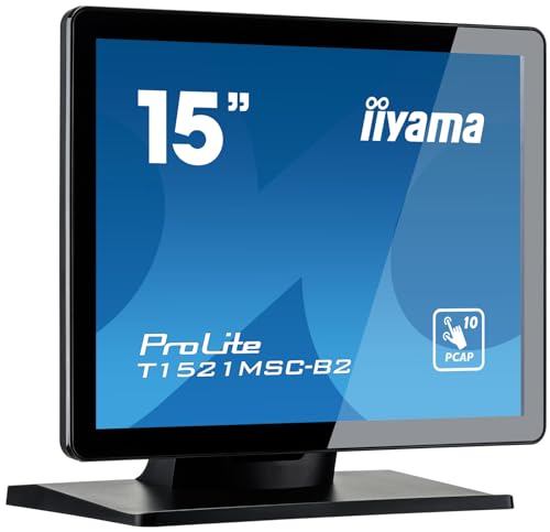 15" PCAP Bezel Free Front 10P Touch 1024
