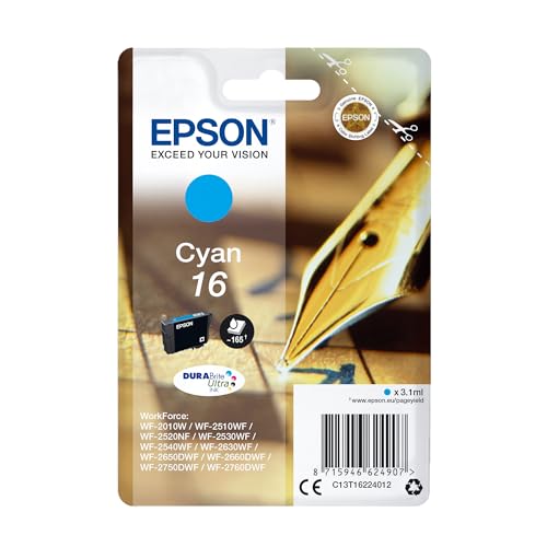 Cartouche EPSON C13T16244012 16 - Yellow